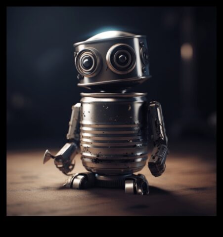 De la conserve de staniu la androizi o expresie robotică
